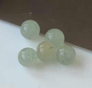 Esfera de bolas redondas de Aventurina verde genuina de 5mm, cuentas individuales sin perforar, piedras preciosas de joyería DIY, Aventurina suelta de alta calidad - Product Image 2