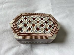 Wholesale Exquisite Handmade Mother of Pearl Jewellery Box Inlaid Ring Box <b>for</b> Luxury Cosmetics Storage <b>for</b> Gift <b>Home</b> Decoration - Product Image 2
