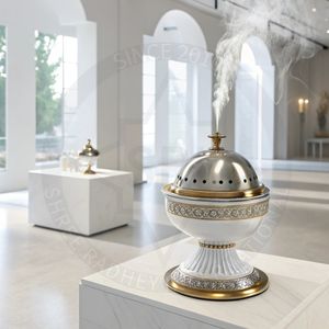 Porte-brûleur d'encens décoratif de qualité supérieure pour diffuseur d'aromathérapie pour spa et relaxation à domicile - Product Image 1
