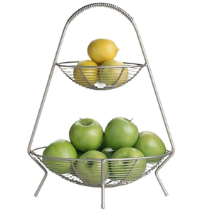 Corbeille à fruits moderne en fil métallique pour fruits et légumes Corbeille à fruits personnalisée en métal poli or - Product Image 6