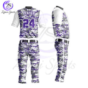 Ropa de equipo de alta calidad ligera y respetuosa con el medio ambiente, producto en blanco con impresión sublimada, nuevo precio razonable, ropa deportiva, uniforme de béisbol - Product Image 4
