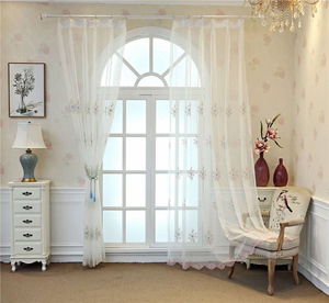 Vải voan chất lượng cao, có thể tùy chỉnh, bán buôn và nhà sản xuất vải rèm voan thêu - Product Image 6