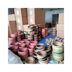 Macetas de Fibra Natural Más Vendidas para Exhibición de Plantas en Interiores y Cesta de Almacenamiento Sostenible para Organización del Hogar y Decoración - Product Image 3