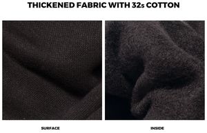 Vêtements de rue personnalisés sweat à capuche uni 100% coton broderie 500 gsm poids lourd hommes polaire surdimensionné blanc bouffant sweats à capuche imprimés - Product Image 6