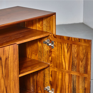 ตู้ไม้สัก2ประตูเฟอร์นิเจอร์สำหรับบ้านและโรงแรมห้องนอนสไตล์เรียบง่ายคลาสสิกดีไซน์ยุโรป - Product Image 3