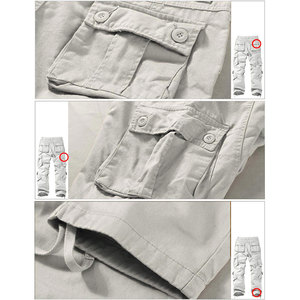 Pantalon Cargo à séchage rapide hommes été multi poches pantalons longs mâle décontracté imperméable Cargo pantalon - Product Image 6