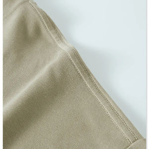 Camiseta holgada de manga larga de algodón de talla grande 2025 Otoño Invierno pesado 425G color sólido básico fuera del hombro - Product Image 5