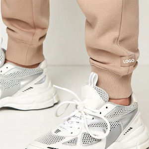 Pantalons de survêtement en molleton de coton uni à taille mi-haute pour femmes, design personnalisé, streetwear imprimé, vente en gros, prix bas - Product Image 5