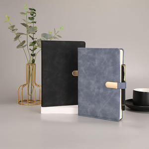 Pu Lederen A5 Hardcover Dagboek Cadeauset Notitieboekje Met Pen En Thermos Beker - Product Image 6