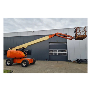 Nacelle élévatrice remorquable, hauteur de travail de 2 m, stabilisateurs hydrauliques, capacité de charge de 300 kg, multi-alimentation pour travaux d'arboriculture et maintenance de bâtiments - Product Image 5