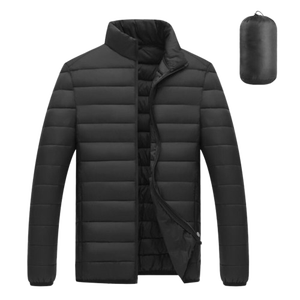 Chaqueta acolchada gruesa y pesada para hombre con logotipo personalizado al por mayor, chaqueta acolchada informal de moda de lujo con capucha cálida para invierno con logotipo personalizado Formal - Product Image 1