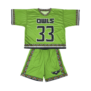 Diseñe sus propios uniformes y camisetas de equipo de Lacrosse reversibles de alta calidad con Impresión digital personalizada fabricados en Pakistán 100% poliéster - Product Image 3