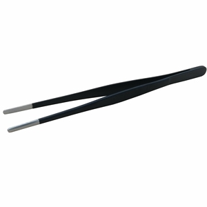 Pinces de cuisine en acier inoxydable de qualité supérieure pour barbecue et steaks Pince à épiler Jet Black Straight Regular Kitchen Tweezers Ustensiles - Product Image 1