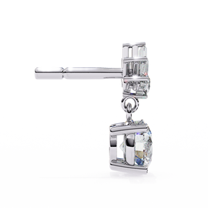 Boucles d'oreilles uniques en or 18 carats avec diamant de laboratoire, boucles d'oreilles de qualité supérieure - Product Image 5