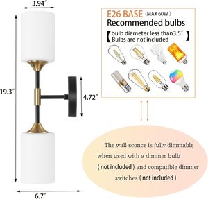 Applique murale en laiton finition polie LED style mid-century pour intérieur/extérieur, fixation murale câblée, fabrication en usine - Product Image 3