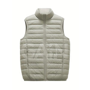Wholesale Custom Logo Polyester Made <b>Men</b> Puffer <b>Vest</b> Waterproof Outdoor Use <b>Men</b> Puffer <b>Vest</b> - Product Image 1