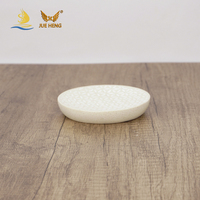 Ensemble d'accessoires de salle de bain en résine durable comprenant un distributeur de savon Boîte à mouchoirs Porte-brosse à dents Ensemble de toilette stocké Hôtel Maison