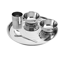 Yüksek kalite 6-Pieces paslanmaz çelik yemek takımı toptan masa dekorasyon öğesi yemek setleri