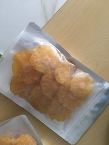 สับปะรดอบแห้งจากแสงอาทิตย์หวานฉ่ำแบบธรรมชาติส่วนผสมผลไม้มังสวิรัติเพื่อสุขภาพความหวานตามธรรมชาติสั่งจำนวนมาก - Product Image 4