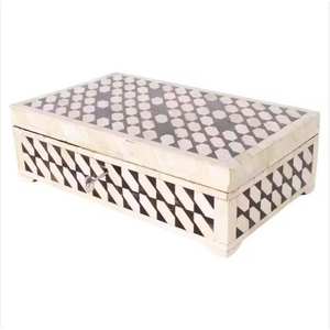 High Quality Customized Size Bone Inlay Storage Decorative Box Best Quality Wholesale From India for Jewelry Container - Product Image 6