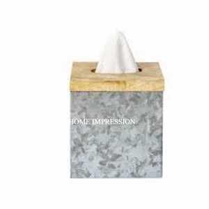 Cajas de pañuelos de metal de diseño estándar Premium hechas a mano para una mayor durabilidad que ofrecen una adición elegante y funcional a cualquier interior - Product Image 6