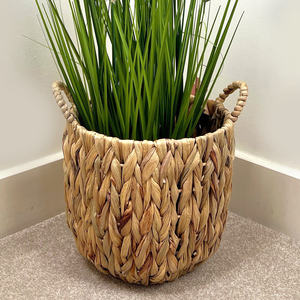 Accesorios para plantas de interior, maceta de jacinto de agua natural, maceta tejida de mimbre, macetas más vendidas - Product Image 1