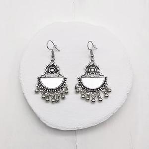 Gran oferta, pendientes de espejo y campanas bohemios Unisex, joyería comercial de Metal de latón de lujo para mujeres y niñas, uso diario, estilo étnico - Product Image 2