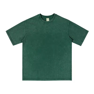 Camiseta lavada con ácido vintage personalizada para hombre, serigrafía desgastada en tela de punto de algodón 100%, impresión personalizada en caliente - Product Image 4