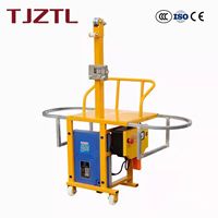 Plateforme de travail suspendue électrique à câble pour nettoyage de fenêtres, gondole élévatrice ZLP630, chaise suspendue monopersonnelle en acier pour entrepôt