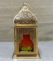 Lanterne suspendue en fer plaqué, design marocain unique, écologique, faite à la main, pour la décoration de la maison et du jardin, Noël, Pâques