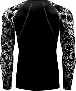 Hombres logotipo personalizado impreso transpirable manga corta Rash Guard nuevo diseño impreso sublimación al por mayor - Product Image 4