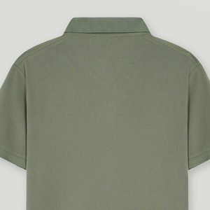 Personnalisable 100% coton tricot côtelé pour polos écologique solide motif Olive Jersey tissu uni teint décontracté haut de gamme - Product Image 5