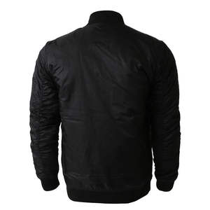 Services OEM en gros – Blouson bomber noir personnalisé, entièrement zippé, résistant à l'eau, pour hommes, style motard, pour l'extérieur et la moto - Product Image 4