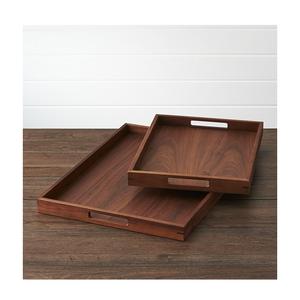 Dernier plateau de service en bois rustique fait à la main pour thé boissons collations petit déjeuner cuisine vaisselle usage alimentaire vente en gros - Product Image 6