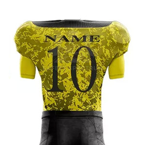 Uniforme de football américain sur mesure de haute qualité, respirant, taille plus, manches courtes, avec tissu personnalisé pour hommes - Product Image 5