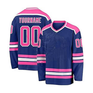 Concevez votre propre maillot de Hockey sur glace personnalisé de haute qualité 100% Polyester tissu respirant personnalisation Premium Made Pakistan équipes - Product Image 1