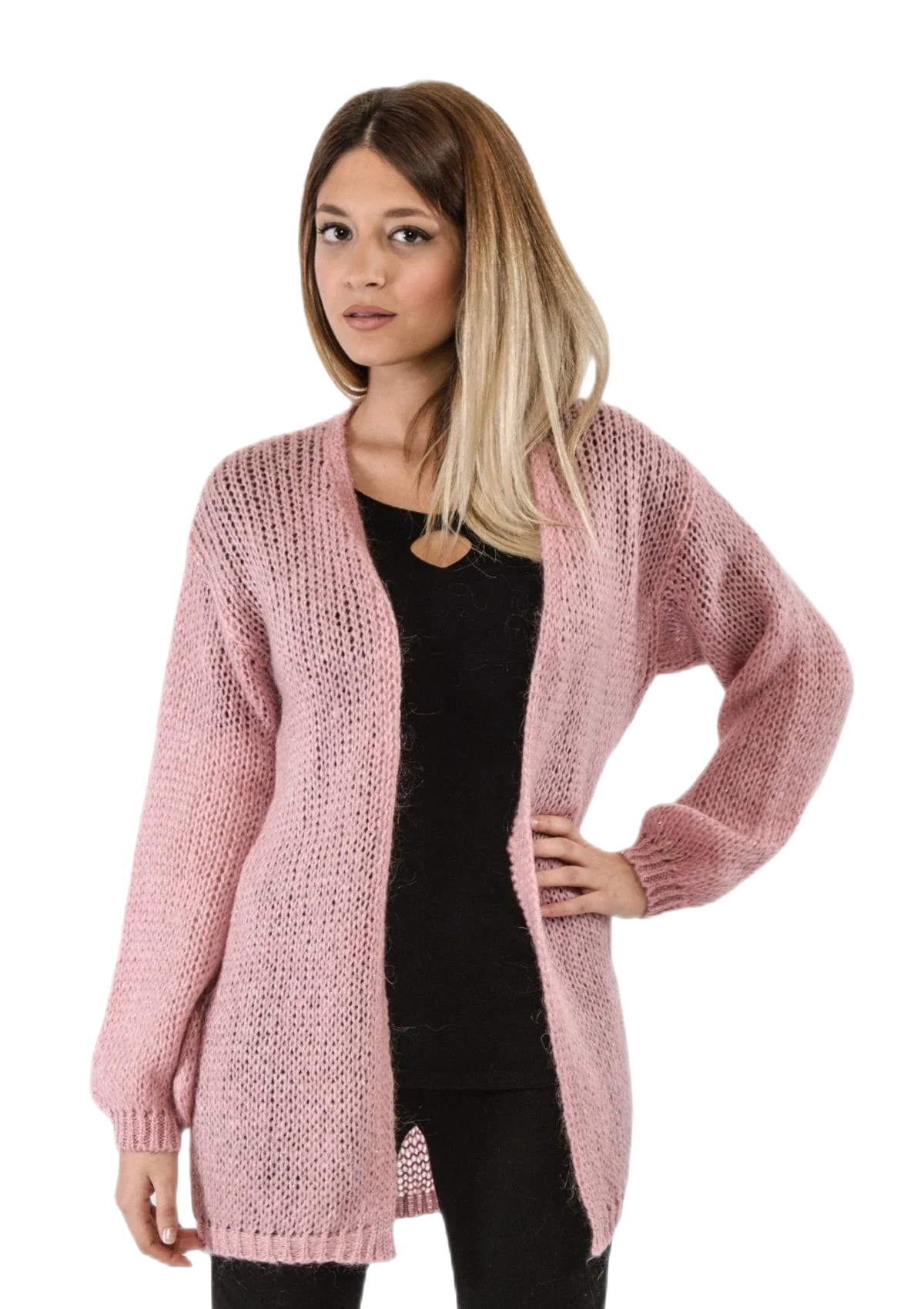 สีชมพูกับ lurex เงิน