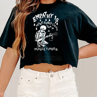 T-shirt court unisexe en coton biologique, écologique, avec logo imprimé à boutons, durable, décontracté, en jersey ample, vente en gros OEM