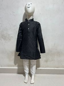 ชุดนอน Kurta สำหรับเด็กผู้ชาย,ชุด Kurta Dhoti ดีไซน์เนอร์ - Product Image 3