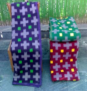 ผ้าห่มผ้าฟลีซถักลายด้วยขนแกะอบอุ่นที่แสนสบายในฤดูหนาวที่หรูหรามีลวดลายแปรงจาก harshit นานาชาติ - Product Image 2