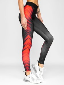 กางเกงเลกกิ้งเอวสูงสำหรับผู้หญิงเอวสูงผ้าโพลีเอสเตอร์สแปนเด็กซ์ผ้าถักแบบยืดได้ออกแบบได้ตามที่ต้องการสไตล์เซ็กซี่ - Product Image 2