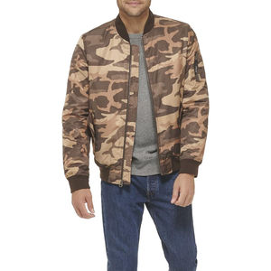 Vente en gros de blouson coupe-vent imperméable en nylon avec logo personnalisé de haute qualité blouson aviateur pour hommes Service OEM - Product Image 2