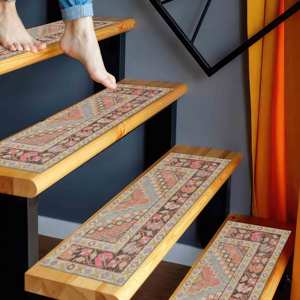 Kilim Design Rug, Printed Rug, Colorful, Anti-Slip, Machine Washable,Step Rug - Product Image 2