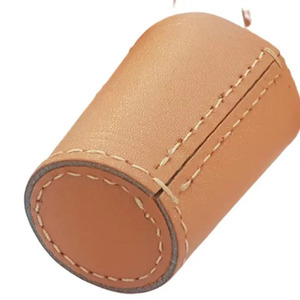 Taza de dados de cuero hecho a mano de cuero genuino 100% - Product Image 1