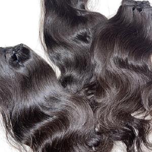 Producto duradero, 100% Hair Uman tensions Air xtension AW nprocesed uper ououble rarag irgin Uman Air xtension Indian ememple - Product Image 3