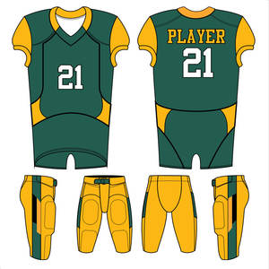 Camiseta de fútbol americano unisex personalizada y conjuntos cortos deportivos ropa de equipo personalizada uniforme de fútbol americano impreso - Product Image 1