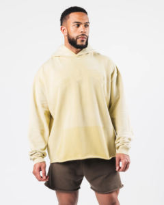 Sudadera con Capucha Casual para Hombre, con Dobladillo Acanalado, 100% Algodón, Resistente al Viento, Ecológica, con Estampado Degradado Estilo Starlight, Servicio OEM - Product Image 5