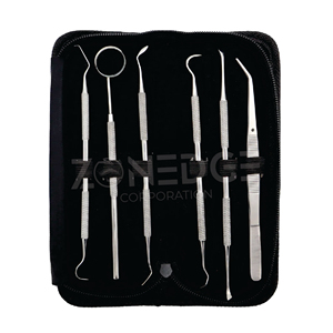 6PCS Manual Dental Surgical Instruments Kit <b>Stainless</b> <b>Steel</b> Tooth Set with <b>Cleaner</b> Tool - Product Image 4