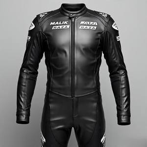 Combinaison en cuir de moto et de course automobile de l'équipe professionnelle, sponsor prêt, vente en gros, certifié ISO 9001 B2B - Product Image 2