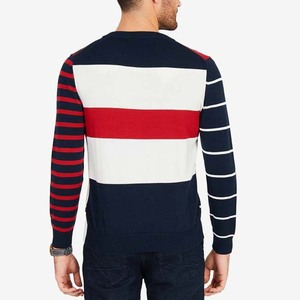 Suéter de punto de cuello redondo de lana para hombre informal de nueva moda suéter de punto de manga larga cálido de invierno - Product Image 4